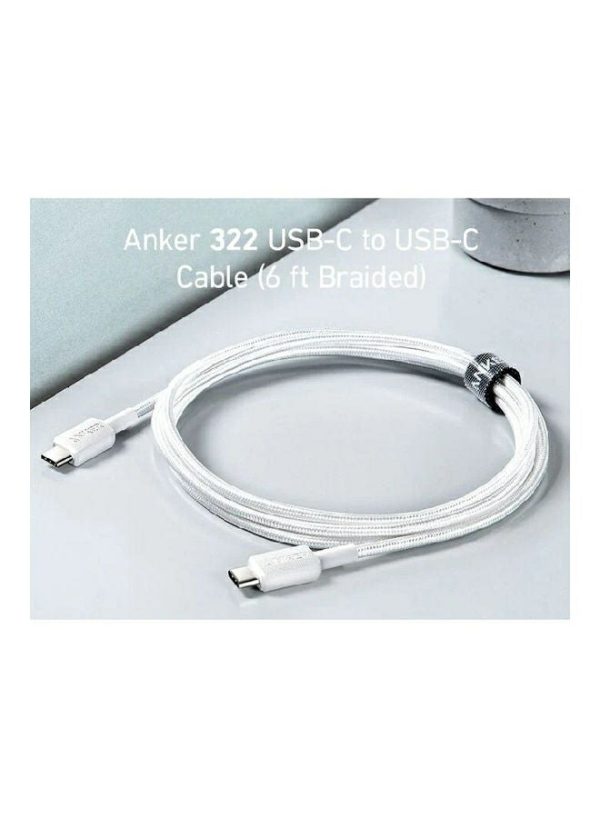 Audio & Video |   A81F6H21 322 Usb C Cable 6Ft 18M – White Audio & Video Audio & Video