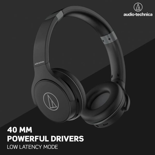 Audio & Video |   Ath-S220Bt Wireless Headphone – Black Audio & Video Audio & Video