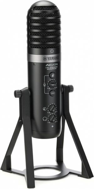 Audio & Video |   Black Live Streaming Microphone With Mixer Usb Interface Audio & Video Audio & Video