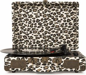 Audio & Video |   Cruiser Deluxe Turntable – Leopard-Ch Audio & Video Audio & Video