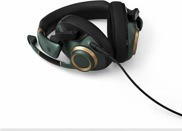 Audio & Video |   H6 Pro Closed Acoustic Gaming Headset With Mic Over Ear Green, Wired Audio & Video Audio & Video