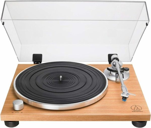 Audio & Video |   Manual Belt Drive Wood Base Turntable,At-Lpw30Tk, Wired Audio & Video Audio & Video