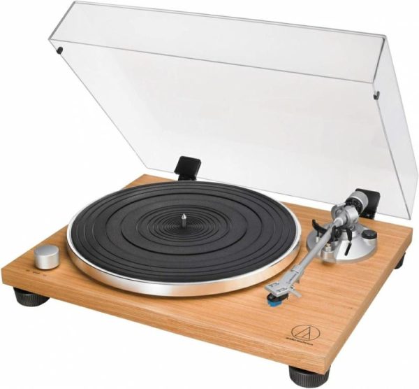 Audio & Video |   Manual Belt Drive Wood Base Turntable,At-Lpw30Tk, Wired Audio & Video Audio & Video