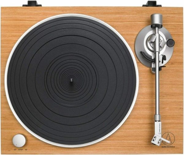 Audio & Video |   Manual Belt Drive Wood Base Turntable,At-Lpw30Tk, Wired Audio & Video Audio & Video