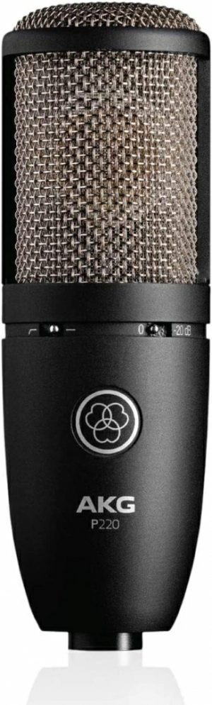 Audio & Video |   P220 High-Performance Large Diaphragm True Condenser Microphone – Packof 1, Wired Audio & Video Audio & Video