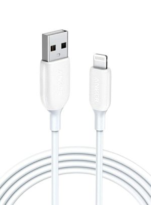 Audio & Video |   Powerline 3 Lightning Cable, 3 Feet, White Audio & Video Audio & Video