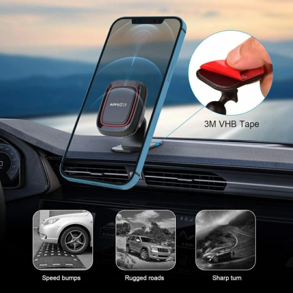 Phone Holder & Charger |   Car Phone Holder Magnetic Mobile Holder For Car Dashboard Mobile Car Accessories Phone Holder & Charger