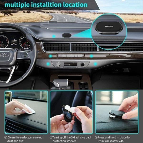 Phone Holder & Charger |   Floveme Magnetic Car Phone Holder Car Accessories Phone Holder & Charger