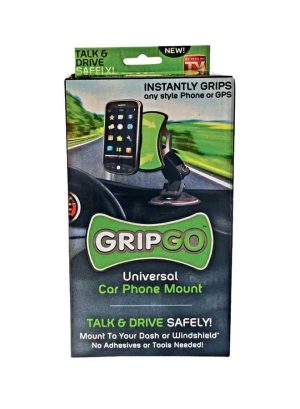 Phone Holder & Charger |   Gripgo Phone Mount Black Green Car Accessories Phone Holder & Charger