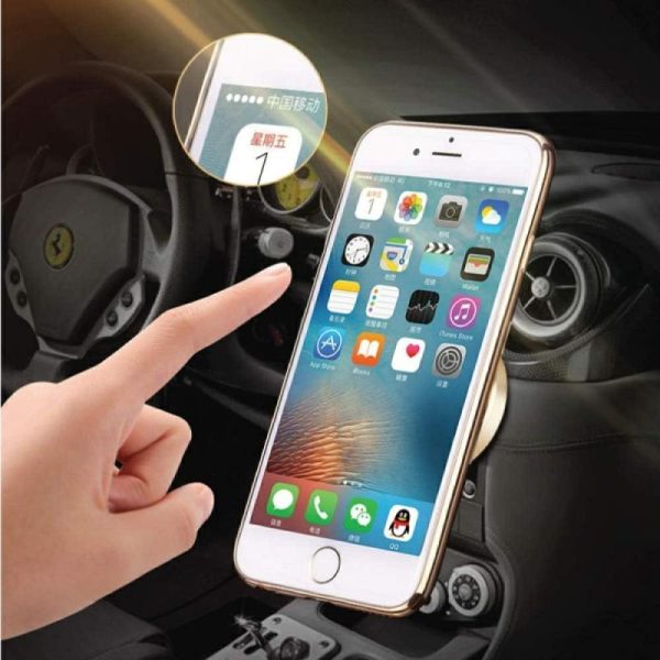 Phone Holder & Charger |   Magnetic Car Phone Holder For Smartphones Car Accessories Phone Holder & Charger