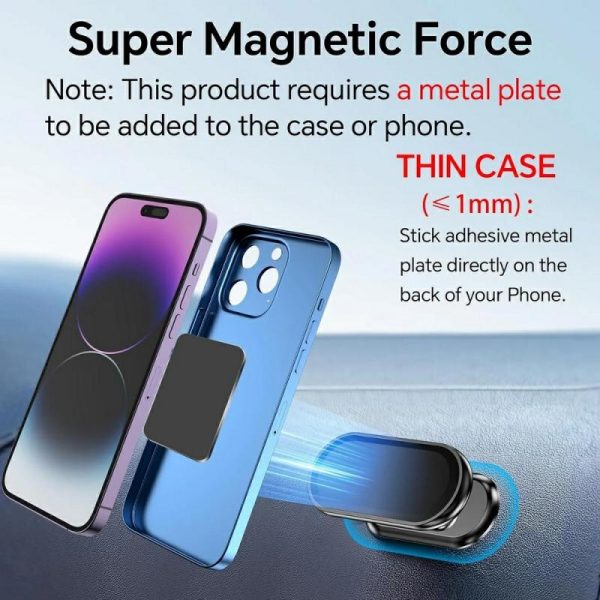 Phone Holder & Charger |   Mh-70 Powerful Magnetic Car Holder Car Accessories Phone Holder & Charger