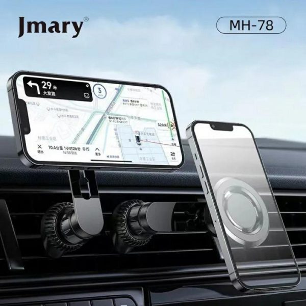 Phone Holder & Charger |   Mh-78 Powerful Magnetic Phone Holder Car Accessories Phone Holder & Charger