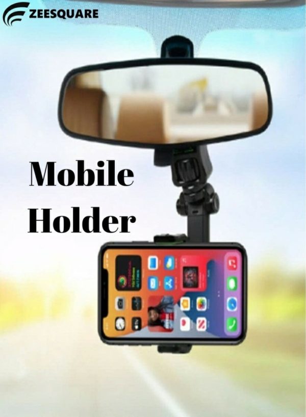 Phone Holder & Charger |   Phone Mount Mirror Phone Holder 360 Rear View For Car Back Seat Car Accessories Phone Holder & Charger