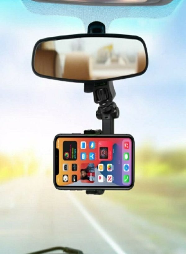 Phone Holder & Charger |   Phone Mount Mirror Phone Holder 360 Rear View For Car Back Seat Car Accessories Phone Holder & Charger