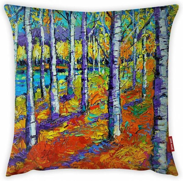 Seat Cushions & Accessories |   Double Side Printed Decorative Throw Pillow Cover, Multi-Colour, 44L X 44W Cm, Mdsyst4245 Car Accessories Seat Cushions & Accessories