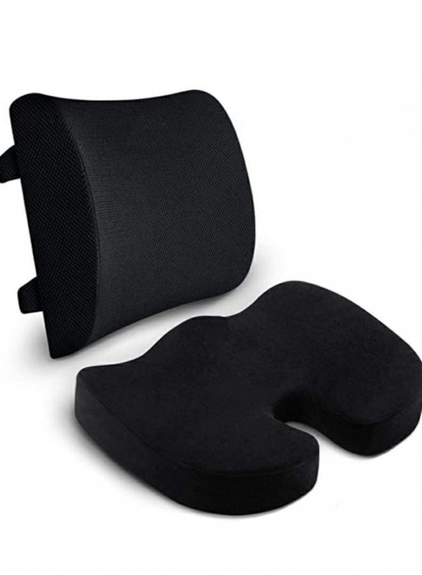 Seat Cushions & Accessories |   Seat Cushion  And Lumbar Support Pillow Car Accessories Seat Cushions & Accessories