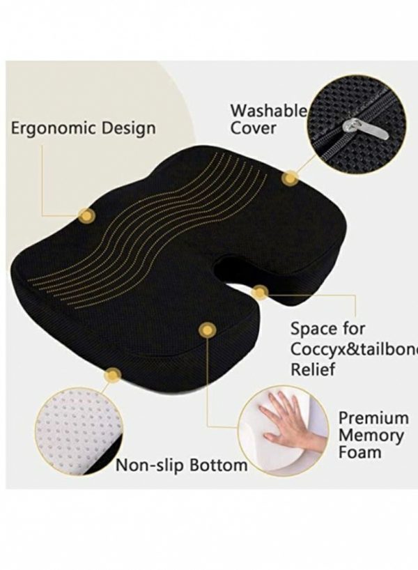 Seat Cushions & Accessories |   Seat Cushion  And Lumbar Support Pillow Car Accessories Seat Cushions & Accessories