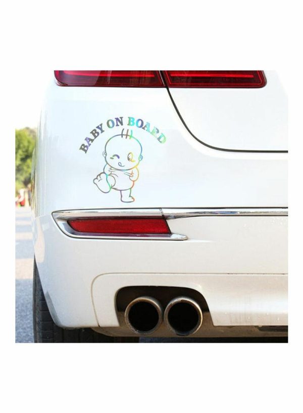 Sticky Pads & Car Mat |   3D Baby On Board Car Sticker Car Accessories Sticky Pads & Car Mat