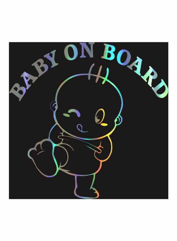 Sticky Pads & Car Mat |   3D Baby On Board Car Sticker Car Accessories Sticky Pads & Car Mat