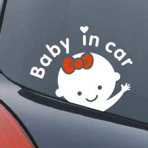 Sticky Pads & Car Mat |   Baby On Board Baby In Car Sticker Car Accessories Sticky Pads & Car Mat