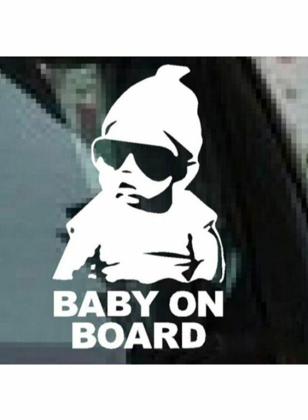 Sticky Pads & Car Mat |   Baby On Board Car Safety Sticker Car Accessories Sticky Pads & Car Mat