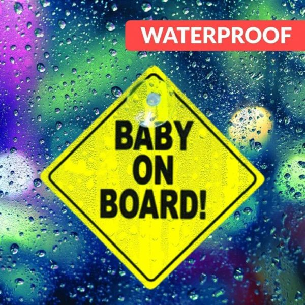 Sticky Pads & Car Mat |   Baby On Board Signs 2 Pieces, And 4 Pieces Baby In Car Baby On Board Stickers Car Accessories Sticky Pads & Car Mat