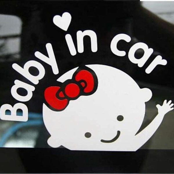 Sticky Pads & Car Mat |   Baby On Board Signs 2 Pieces, And 4 Pieces Baby In Car Baby On Board Stickers Car Accessories Sticky Pads & Car Mat