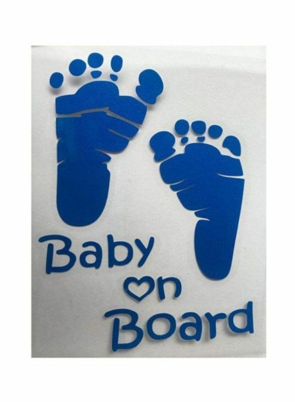 Sticky Pads & Car Mat |   Baby On Board Warning Sticker Car Accessories Sticky Pads & Car Mat