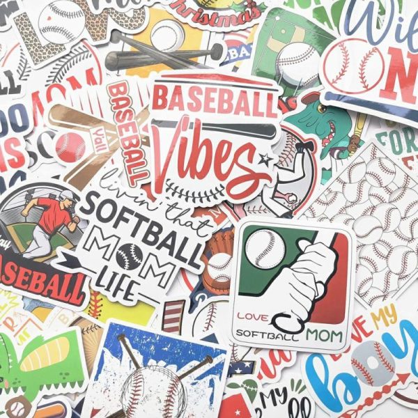 Sticky Pads & Car Mat |   Baseball Decals Funny Softball Stickers – Baseball – A Car Accessories Sticky Pads & Car Mat