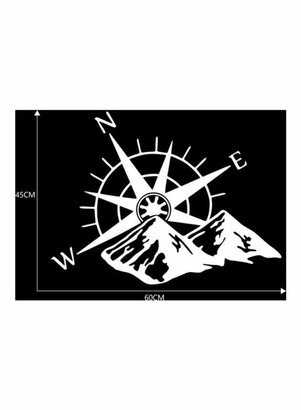 Sticky Pads & Car Mat |   Mountains Nwe Compass Navigate Style Car Sticker Car Accessories Sticky Pads & Car Mat