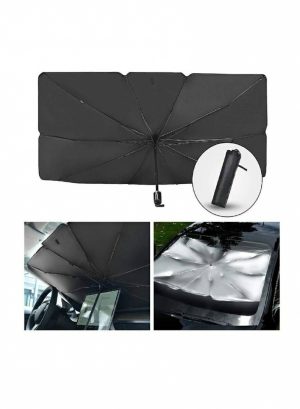 Sun Protection |   Car Sun Shade For Windshield Foldable Sunshades Umbrella For Car Front Easy To Store And Use Protect Vehicle From Uv Sun And Heat Car Accessories Sun Protection