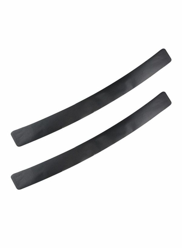 Tools & Accessories |   2-Piece 3D Carbon Fiber Look Car Door Plate Sill Scuff Cover Sticker Car Accessories Tools & Accessories