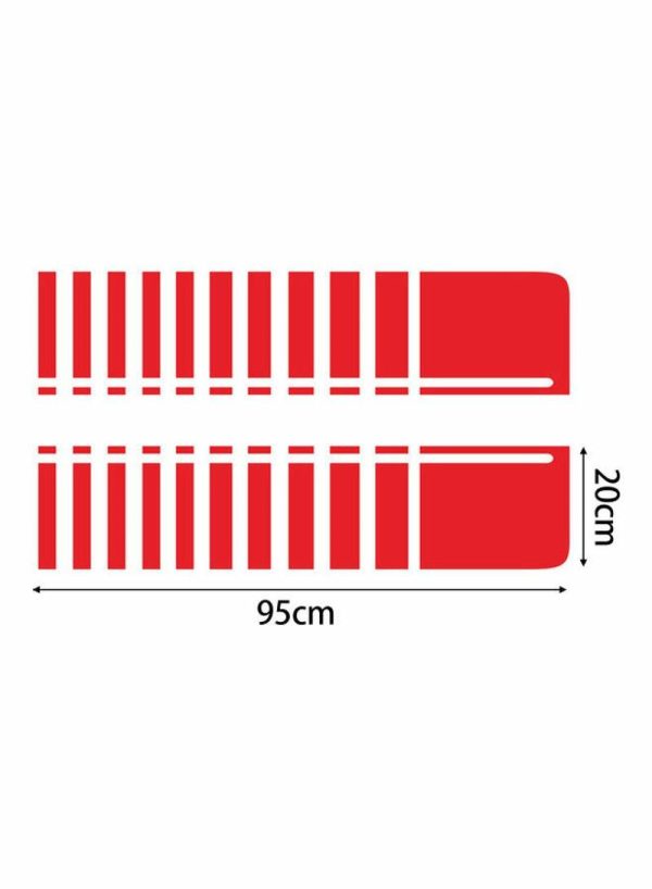 Tools & Accessories |   2-Piece Car Hood Striped Stickers Car Accessories Tools & Accessories