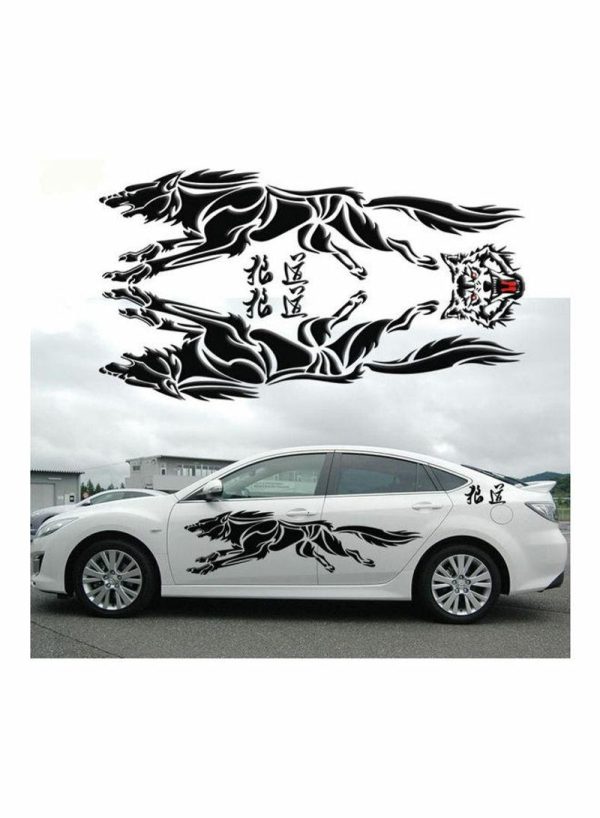 Tools & Accessories |   3D Wolf Totem Decals Car Stickers Full Body Car Styling Vinyl Decal Sticker For Cars Decoration Car Accessories Tools & Accessories