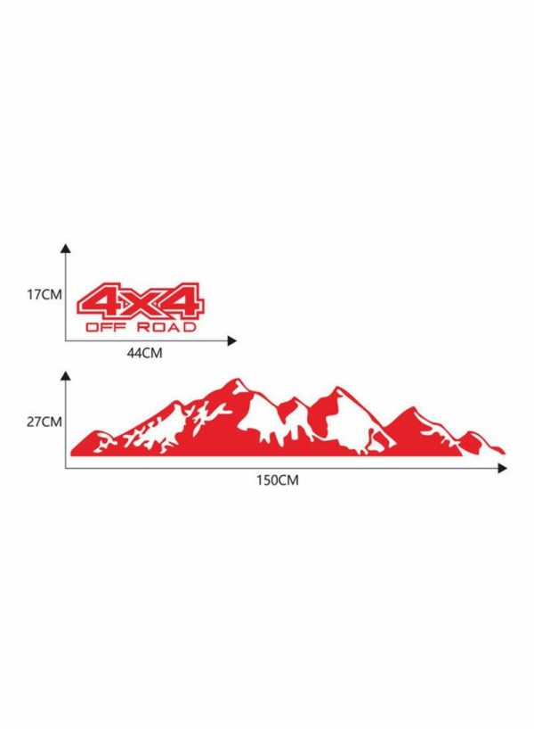 Tools & Accessories |   4X4 Off Road And Mountain Graphic Car Stickers Car Accessories Tools & Accessories