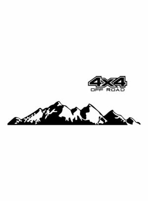 Tools & Accessories |   4X4 Off Road And Mountain Graphic Decal Sticker For Car Truck Car Accessories Tools & Accessories