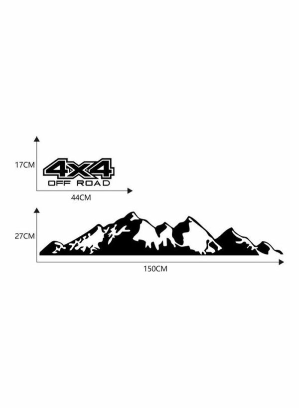 Tools & Accessories |   4X4 Off Road And Mountain Graphic Decal Sticker For Car Truck Car Accessories Tools & Accessories