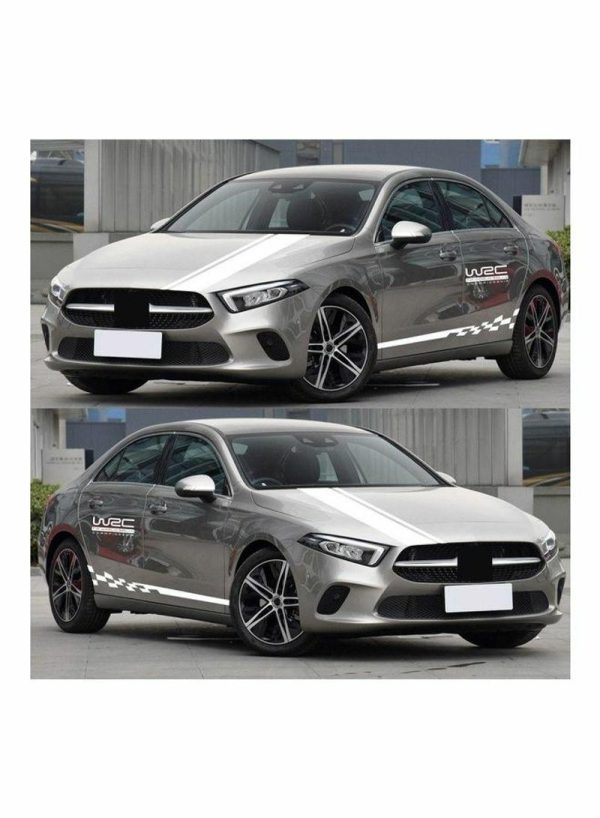 Tools & Accessories |   5-Piece Car Side Door Body Hood Decal Stripes Sticker Car Accessories Tools & Accessories