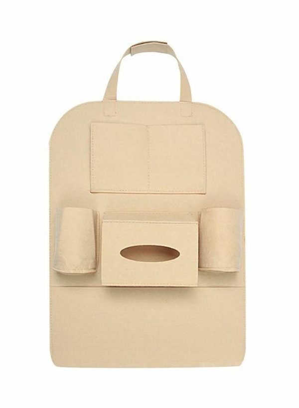 Tools & Accessories |   Auto Car Seat Back Multi Pocket Storage Bag Organizer Holder – Beige-23623159 Car Accessories Tools & Accessories