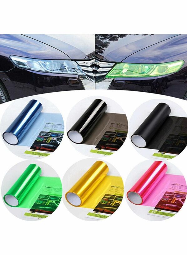 Tools & Accessories |   Car Light Styling Wrap Sheet Decal Sticker Film Car Accessories Tools & Accessories