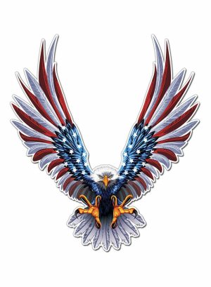 Tools & Accessories |   Eagle Wings United States Flag Car Sticker Car Accessories Tools & Accessories