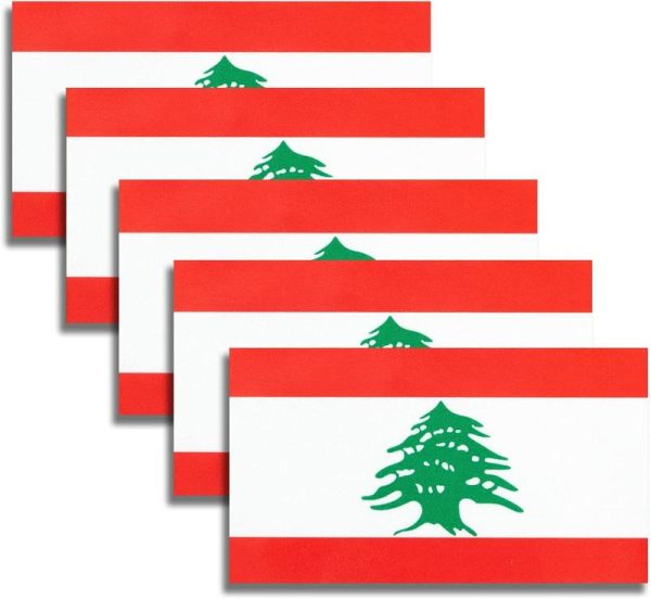 Tools & Accessories |   Hsqcez 5 Pcs Lebanon Flag Vinyl Decal , Tactical Lebanese Flag Decal Sticker, Lebanese Stickers For Vehicles Car Window Bumper 2.5 X 4.5 Inch Car Accessories Tools & Accessories