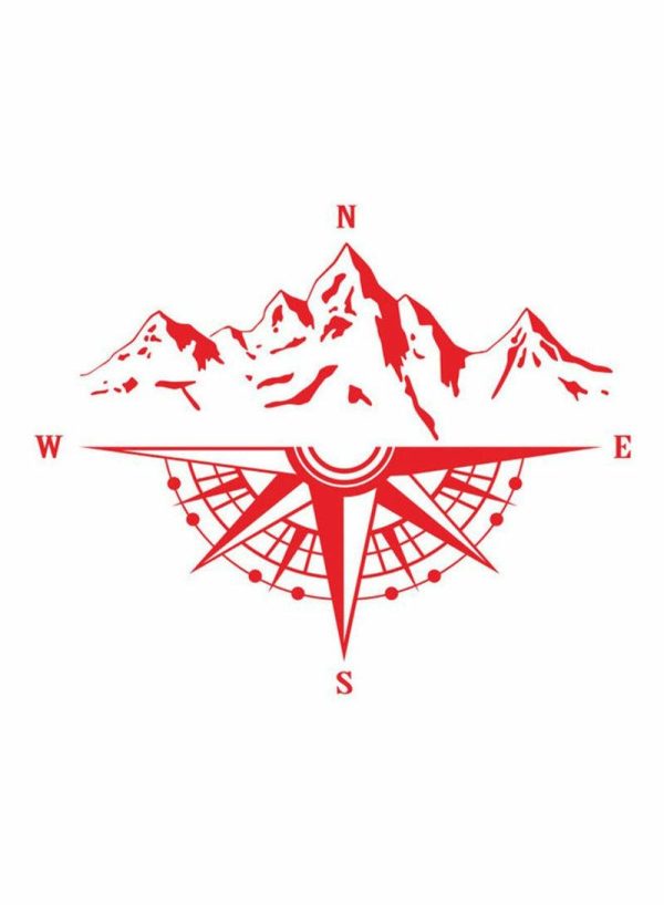 Tools & Accessories |   Mountain Compass Car Sticker Car Accessories Tools & Accessories