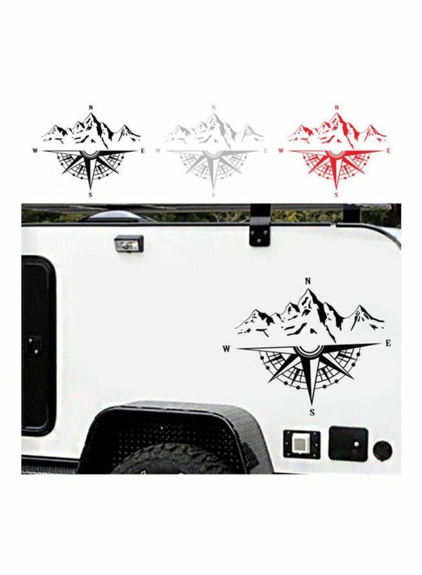 Tools & Accessories |   Mountain Compass Car Sticker Car Accessories Tools & Accessories