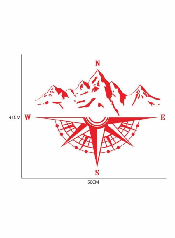 Tools & Accessories |   Mountain Compass Car Sticker Car Accessories Tools & Accessories