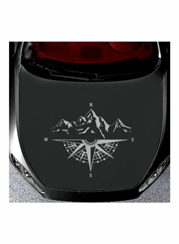 Tools & Accessories |   Mountain Compass Stickers Decal For Car Hood Car Accessories Tools & Accessories