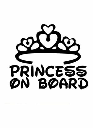 Tools & Accessories |   Princess On Board Car Body Styling Sticker Car Accessories Tools & Accessories