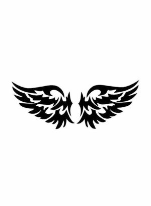 Tools & Accessories |   Reflective Guardian Wings Car Sticker Car Accessories Tools & Accessories