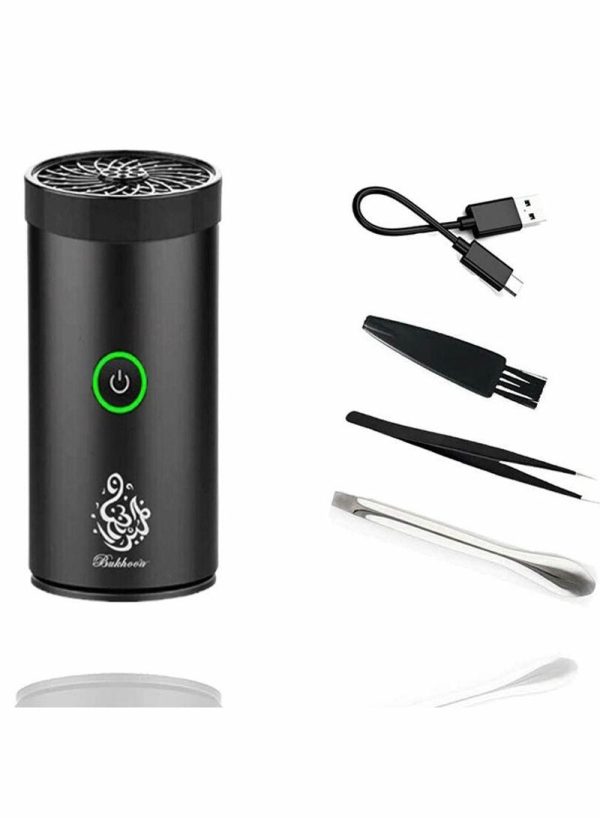 Tools & Accessories |   Usb Rechargeable Car Incense Burner Black 14X6X6Cm Car Accessories Tools & Accessories