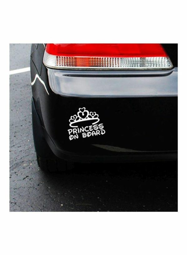 Tools & Accessories |   Waterproof Crown Princess On Board Car Body Sticker Car Accessories Tools & Accessories